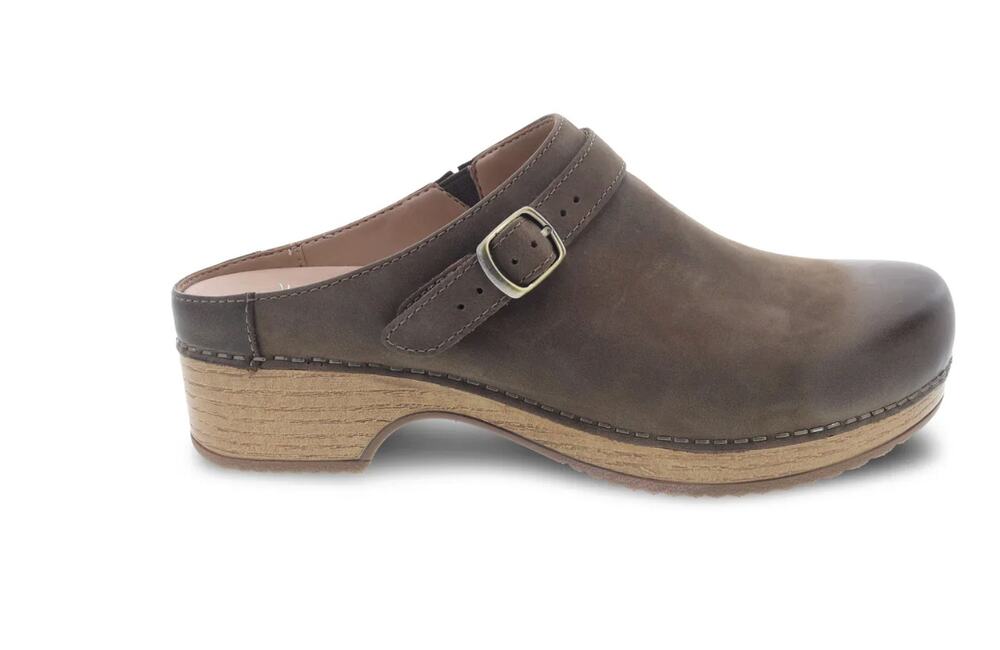 Dansko BERRY | MUSHROOM BURNISHED NUBUCK MULE Size 37/7 - Picture 2 of 7